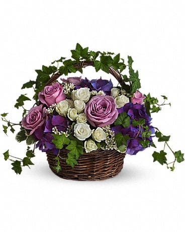 A Full Life Basket Arrangement