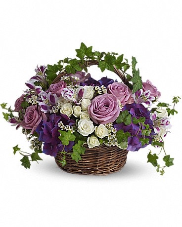 A Full Life Basket Arrangement