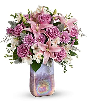 Teleflora's Stunning Swirls Bouquet (T21M500A) in Chicago IL