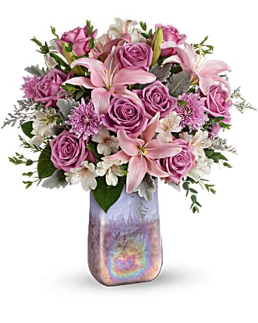 Teleflora's Stunning Swirls Bouquet (T21M500A) in Chicago IL