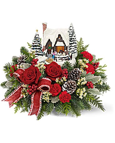 Thomas Kinkade's Snowy Cheer Bouquet 2021 Bouquet