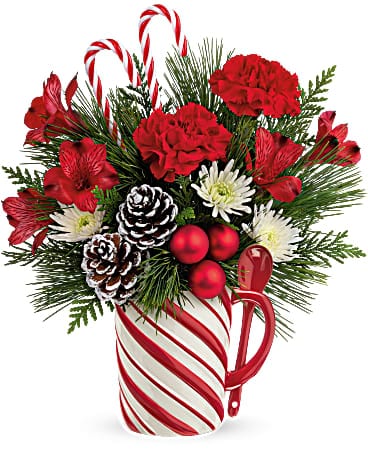 Send a Hug Sweet Stripes Bouquet Bouquet