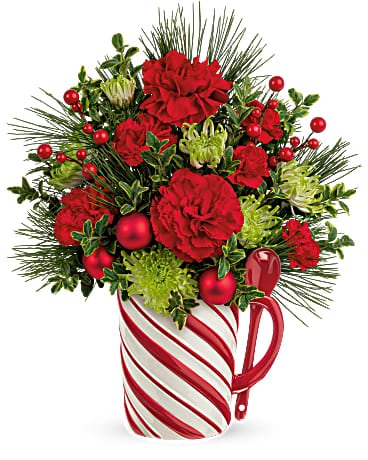 Send christmas bouquet new arrivals