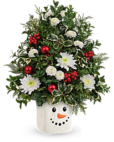 Teleflora's Snowy Surprise Bouquet Bouquet