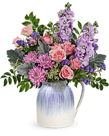 Teleflora's Pour on the Pretty Bouquet