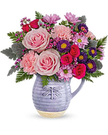 Teleflora's Playful Pitcher Bouquet Bouquet