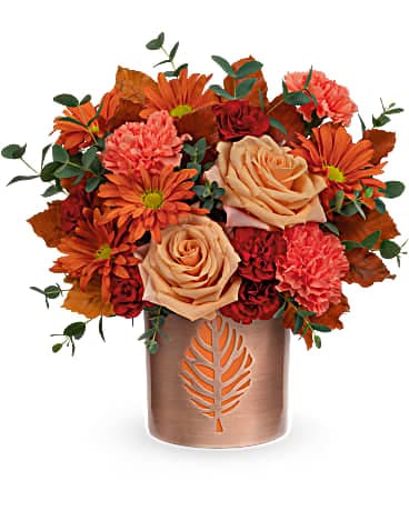 bouquet enveloppe´ de fleurs tres magnifique brun - large wrapped bunch in  Logan, UT