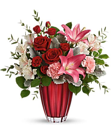 Teleflora's Enamored Elegance Bouquet - T21V205A ($109.76)