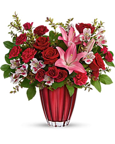 Teleflora's Romantic Radiance Bouquet T22V110 in Garden Grove CA ...