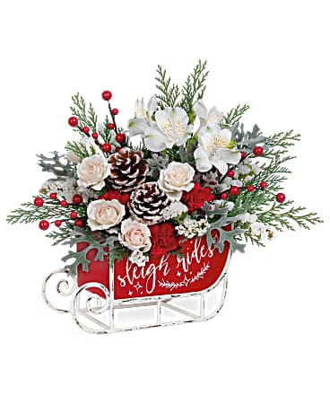 Christmas on sale flowers delivered