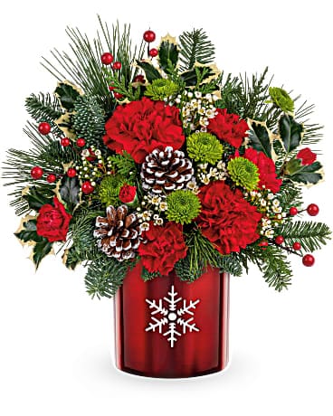 Teleflora's Stunning Snowflake Bouquet Bouquet