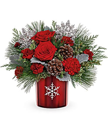 Teleflora's Magical Snowflake Bouquet Bouquet