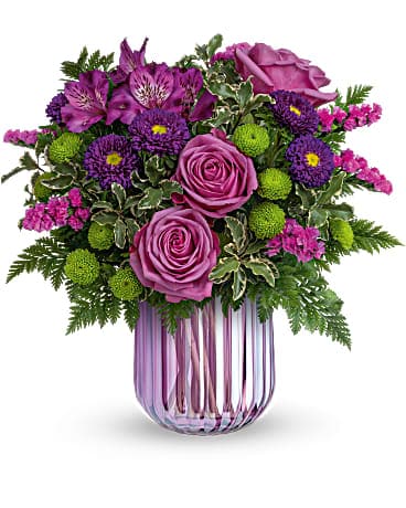 Teleflora's Luxurious Purple Bouquet Bouquet