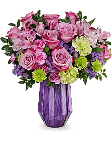 Teleflora's Geometric Rose Bouquet Bouquet
