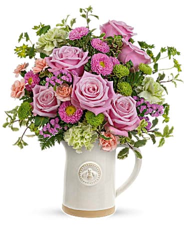 Teleflora's Artisanal Pitcher Bouquet Bouquet