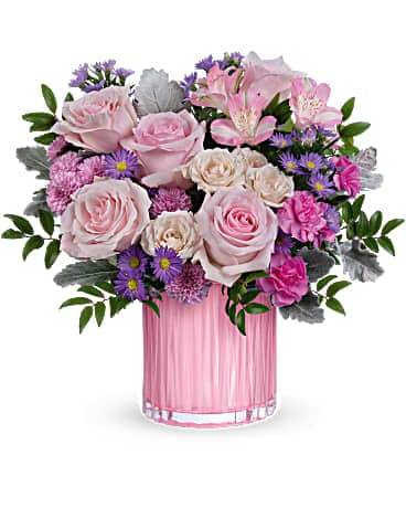 Teleflora's Rosy Pink Bouquet Bouquet