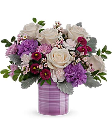 Teleflora's Serene Swirl Bouquet Bouquet
