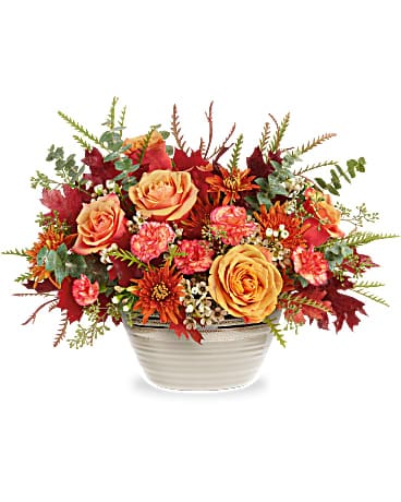 Teleflora's Rustic Harvest Centerpiece Bouquet
