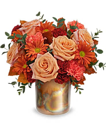 Teleflora's Copper Rose Bouquet Bouquet