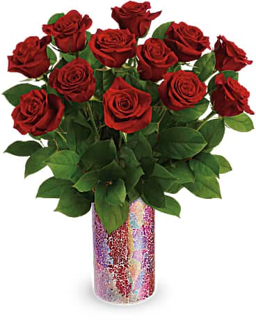 Teleflora's Modern Rose Bouquet Bouquet