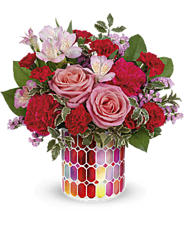 Teleflora's Charming Mosaic Bouquet Bouquet