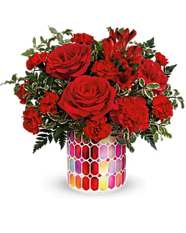 Teleflora's Magnificent Mosaic Bouquet - T23V310 in Chicago IL - Soukal  Floral Co. & Greenhouses