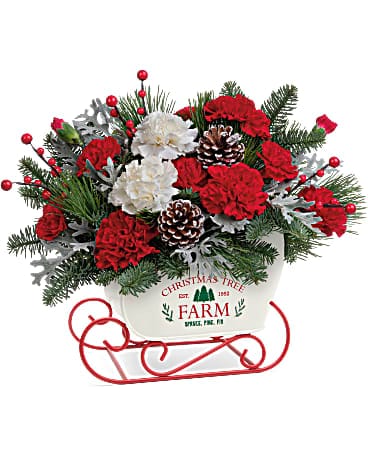 Teleflora's Sleigh The Season Bouquet Bouquet