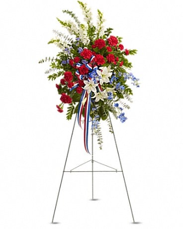 Sacred Duty Spray (T240-2A) Sympathy Arrangement