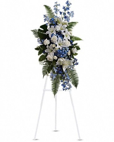 Ocean Breeze Spray Sympathy Arrangement