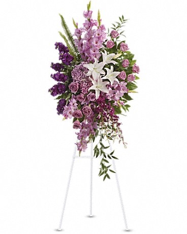 Sacred Garden Spray Sympathy Arrangement