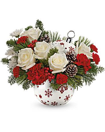 Teleflora's Snowy Sparkle Bouquet in Winter Garden FL - Nore