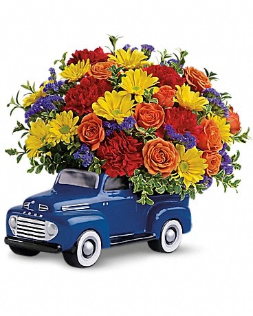 Teleflora's '48 Ford Pickup Bouquet Flower Arrangement