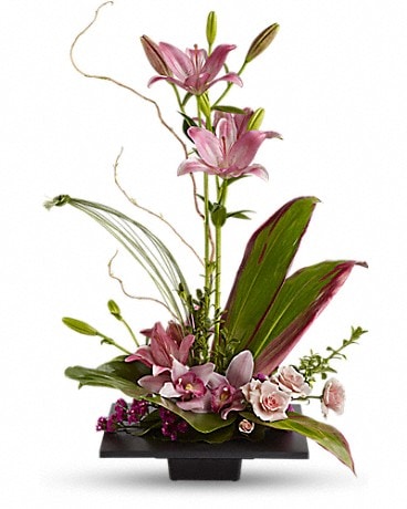 Orchid flower deals arrangement