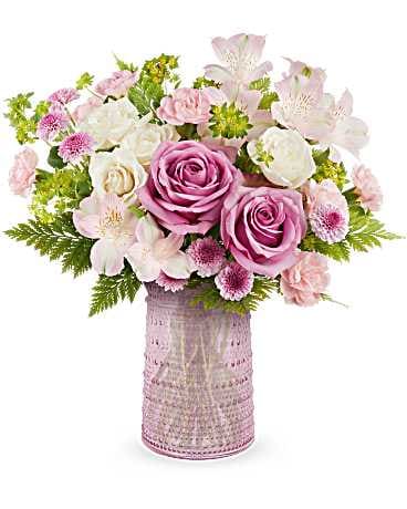 Teleflora's Blush Blossoms Bouquet in Waycross GA - Ed Sapp