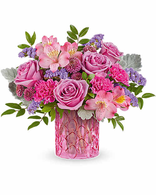 Teleflora's Pink Rhapsody Bouquet T26M300 in Chicago IL - Soukal