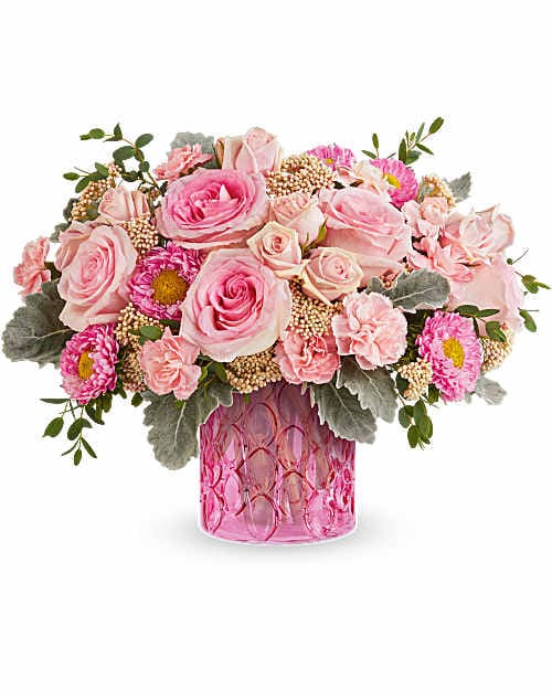 Teleflora's Pink Haze Bouquet T26M305 in Chicago IL - Soukal