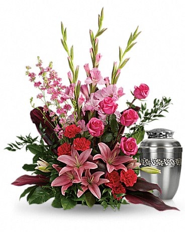 Photo Urn Tributes Delivery Beaumont TX Forever Yours Flower Shop