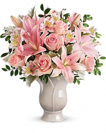 Teleflora's Soft Blush Bouquet - Teleflora