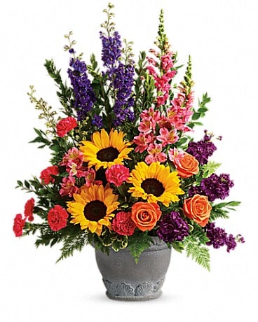 Teleflora's Hues Of Hope Bouquet (T279-1A) Flower Arrangement