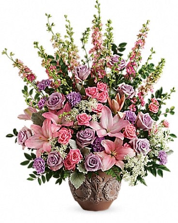 Teleflora's Soft Blush Bouquet Flower Arrangement