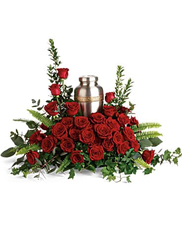 Forever In Our Hearts Cremation Tribute Sympathy Arrangement