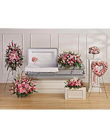 Majestic Tribute Funeral Flower Arrangement – Euro Flowers