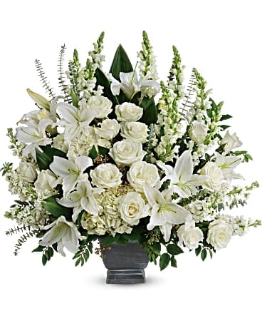 Official Key Items Artificial Flowers - White Lilies