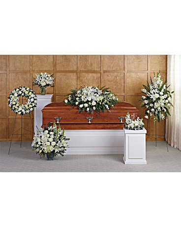 Fishing Casket Spray - by Arizona Floral Exchange