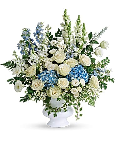 Treasured And Beloved Bouquet Sympathy Arrangement