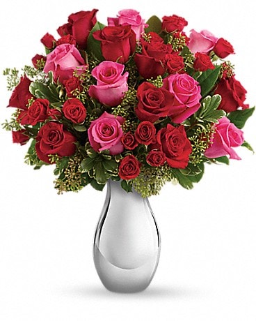 Teleflora's True Romance Bouquet with Red Roses