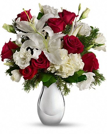 Teleflora's Silver Noel Bouquet Bouquet