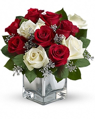 Teleflora's Snowy Night Bouquet Flower Arrangement