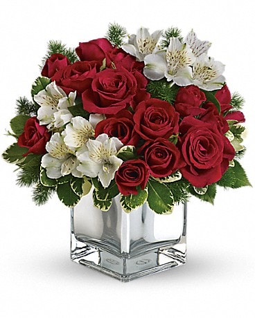 Teleflora's Bright Christmas Bouquet Corning Florist: Northside Floral