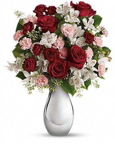 Teleflora's Crazy for You Bouquet with Red Roses Bouquet